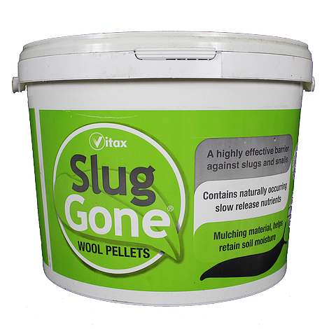 Vitax Slug Gone Natural Wool Barrier Pellets Slug & Snail Control, 10 litre